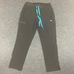 FIGS Technical Collection Scrub Pants Womens Small Petite BlackW23SW2006P